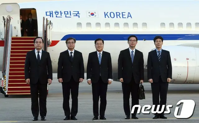 特使団、専用機で平壌に出発…今月中開催の南北首脳会談について論議＝韓国
