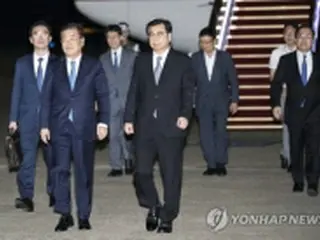 韓国特使団がソウルに帰還　あす訪朝結果発表