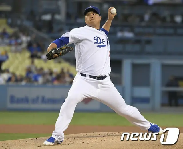 ＜MLB＞リュ・ヒョンジン、メッツ戦6イニング・5失点＝シーズン5勝目ならず