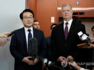 韓米高官が非核化に向け協議　米特別代表「好機生かす」