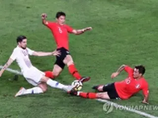 サッカー韓国代表　強豪チリと引き分け＝国際親善試合
