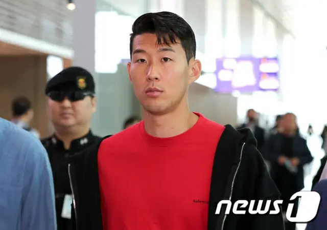 ＜サッカー＞韓国代表ソン・フンミン、Aマッチ2連戦終えて英国へ帰国
