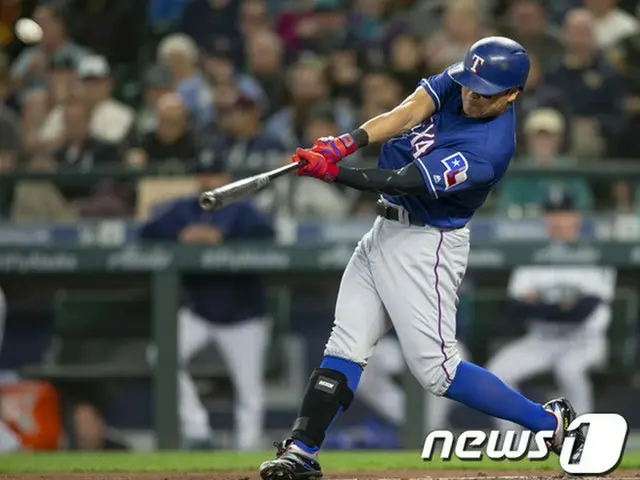 ＜MLB＞レンジャーズ所属チュ・シンス、1安打1四球＝チームは黒星