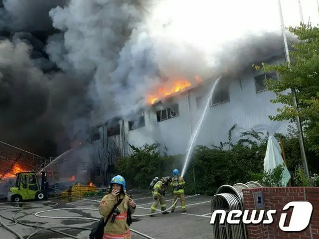 京畿（キョンギ）始興市の自動車部品工場で火災…中国人一人死亡＝韓国