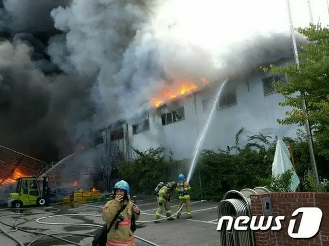京畿（キョンギ）始興市の自動車部品工場で火災…中国人一人死亡＝韓国