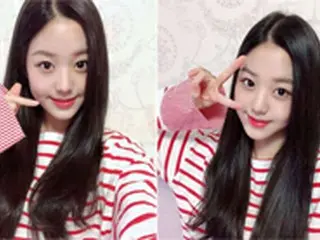 “IZ*ONEの14歳センター”チャン・ウォニョン、愛らしい自撮り写真公開