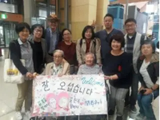 慰安婦被害者が大阪を訪問　台風被害の朝鮮学校に義援金寄付