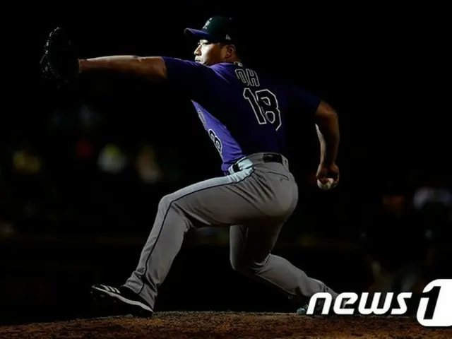 コロラド・ロッキーズのオ・スンファンが6試合連続無失点を記録した。（提供:news1）