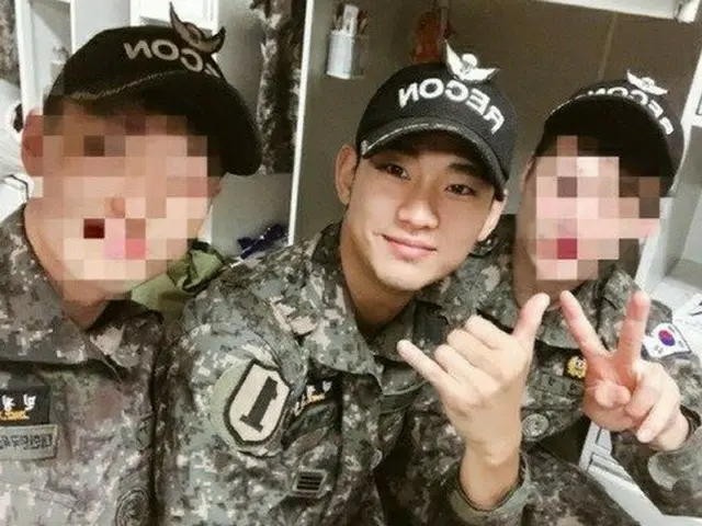 現在、軍服務中の韓国俳優キム・スヒョンの近況が公開された。（写真提供:OSEN）