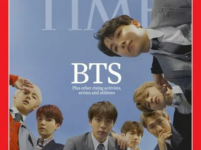 「防弾少年団」、米TIME誌の表紙に登場!”次世代リーダー”を立証(画像:OSEN)
