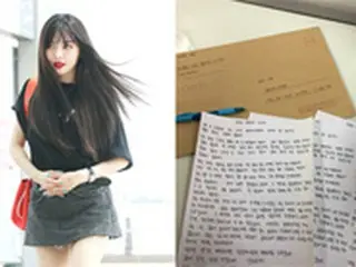 ヒョナ、契約解除前CUBE代表に手紙出していた…「体がつぶれるくらい懸命に活動した…円満解決を望む」