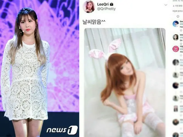 キュリ（T-ARA）、SNSのハッキング被害に怒り…程度の高い露出写真が掲載されファンも驚き（提供:news1）