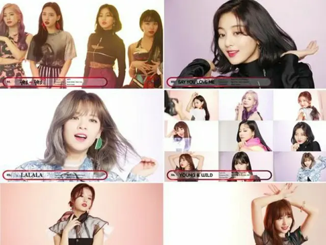 「TWICE」がカムバックを翌日に控え、6thミニアルバム「YES or YES」に収録される7トラックの試聴音源を公開し、話題となっている。（提供:OSEN）