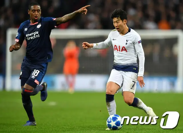 ＜サッカー＞“ソン・フンミン75分”トッテナム、UCLでアイントホーフェンに2-1勝利