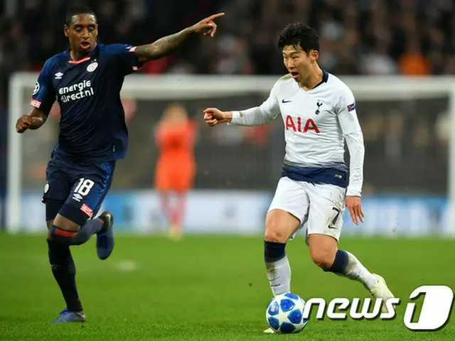 ＜サッカー＞“ソン・フンミン75分”トッテナム、UCLでアイントホーフェンに2-1勝利