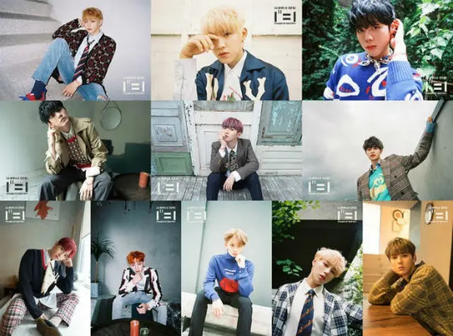 「Wanna One」の1stアルバム「1の11乗＝1 (POWER OF DESTINY」のロマンスバージョンティーザーイメージが公開された。（提供:OSEN）