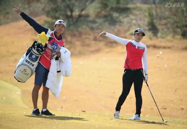 韓国女子プロゴルフの2018最終戦「ADT杯」に参加中のイ・ジョンウン6