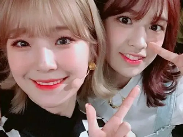 韓国ガールズグループ「fromis_9」のペク・ジホンと「IZ*ONE」のアン・ユジンが同じ高校に進学することになった。（写真提供:OSEN）