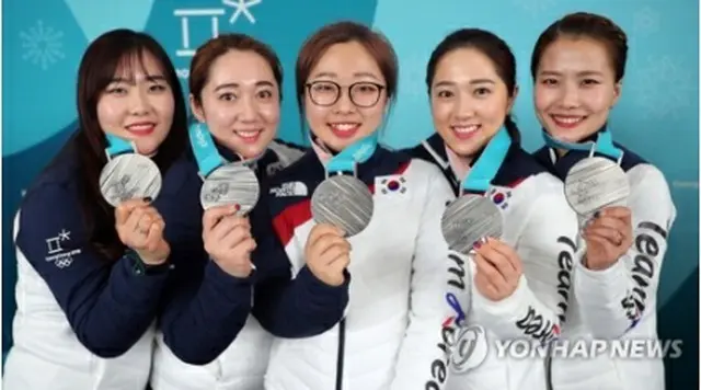 平昌五輪で銀メダルに輝いた慶尚北道体育会所属チームの選手（資料写真）＝（聯合ニュース）