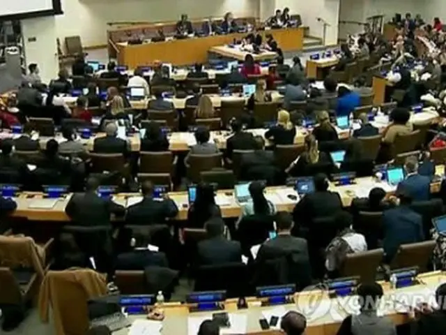国連総会第３委員会（国連ウェブテレビより）＝（聯合ニュース）