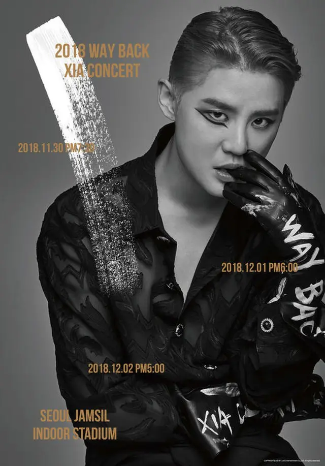 「JYJ」ジュンス、カムバックコンサート「WAY BACK XIA」のポスターを公開！（提供:OSEN）