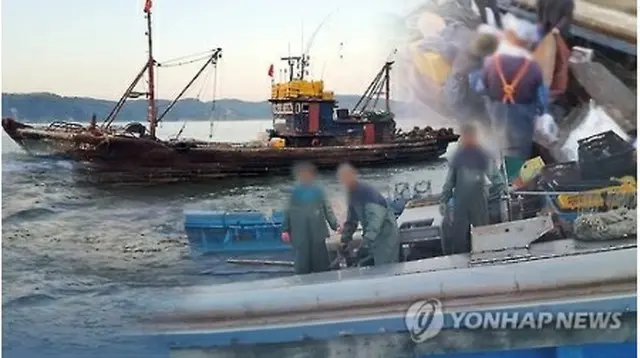 漁船＝（聯合ニュースＴＶ）
