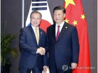 韓中首脳　来年の韓中日・Ｇ２０首脳会談を機に相互訪問へ