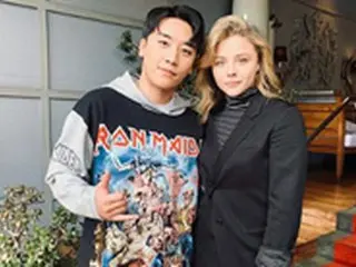 V.I（BIGBANG）、クロエ・モレッツとのツーショットを公開＝LAで”セレブな出会い”