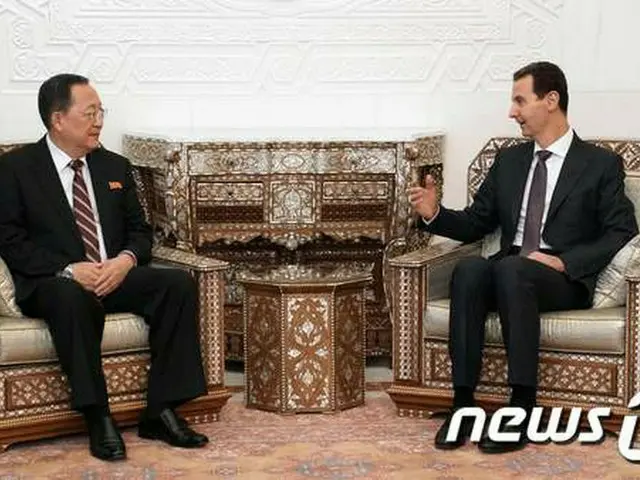 北朝鮮外相、シリア大統領に金正恩氏のメッセージを伝達（提供:news1）