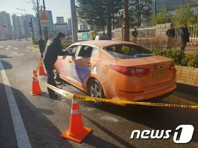 韓国国会前で焼身自殺、タクシー運転手「相乗りサービスに反対」
