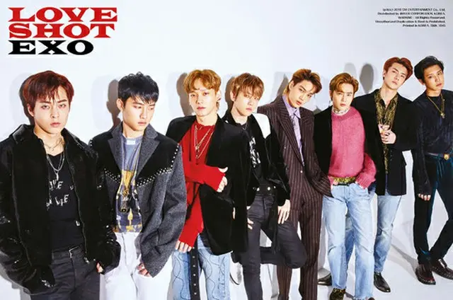 「EXO」、14日「Love Shot」初カムバックステージを公開（画像:OSEN）