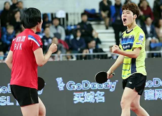 ＜卓球＞南北・卓球混合ダブルス、決勝進出＝ITTFグランドファイナル（提供:OSEN）
