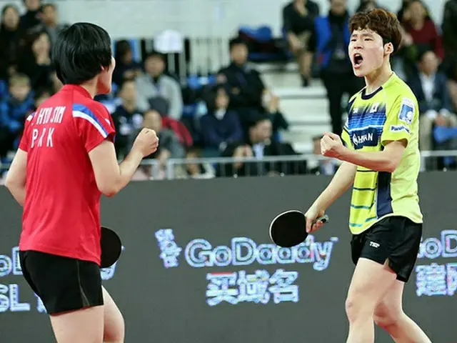 ＜卓球＞南北・卓球混合ダブルス、決勝進出＝ITTFグランドファイナル（提供:OSEN）