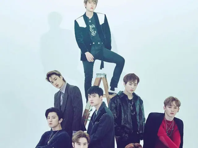 13日に発表した「EXO」の新曲「Love Shot」が音源チャートで1位を記録中。(提供:OSEN）