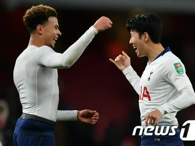 ＜サッカー＞ソン・フンミン、シーズン6号ゴール…トッテナム、アーセナル破りリーグカップ4強進出