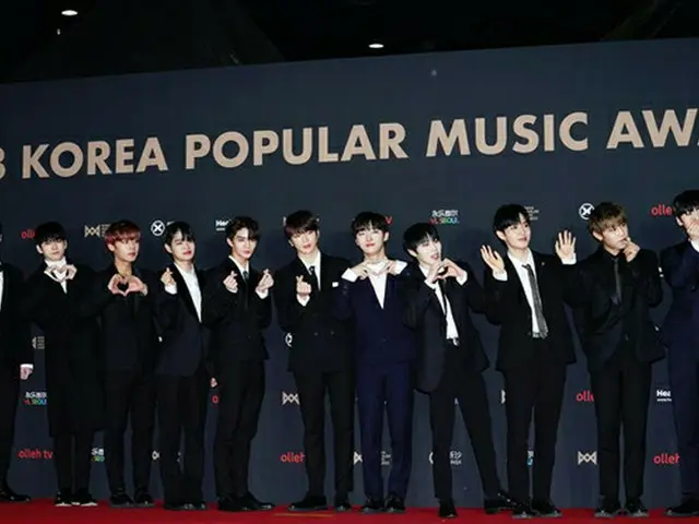 「Wanna One」、「2018 KPMA」4冠達成…「恩恵を施し感謝して過ごしたい」（提供:OSEN）