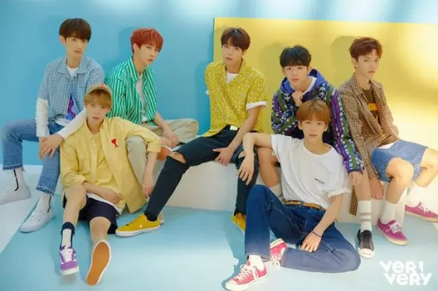 来年1月9日にデビューするJELLYFISHエンターテインメントの新人グループ「VERIVERY」。（提供:OSEN）