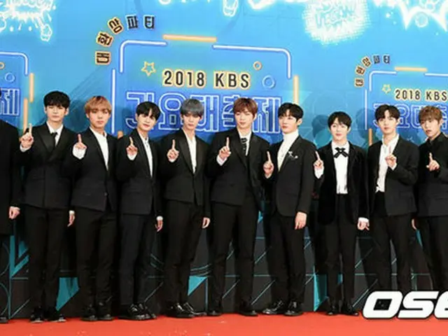 人気アイドルグループ「Wanna One」の1年半の活動契約が今日で終わる。(提供:OSEN)