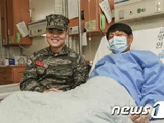 肝がん闘病の父親に肝移植…海兵隊キム・テヒョン上等兵＝韓国