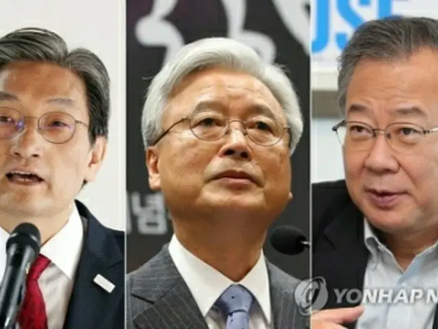 大統領秘書室長の後任候補とされる（左から）盧氏、趙氏、鄭氏（資料写真）＝（聯合ニュース）