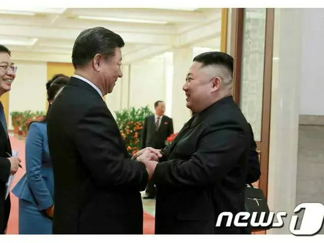 正恩氏乗せた列車、きょう午後に平壌到着か（画像は、中国訪問時の金正恩氏）