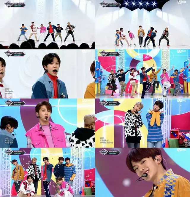 JELLYFISHの新人グループ「VERIVERY」、デビュー曲MVが1日で再生回数100万突破（画像:OSEN）