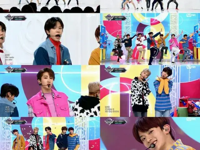 JELLYFISHの新人グループ「VERIVERY」、デビュー曲MVが1日で再生回数100万突破（画像:OSEN）