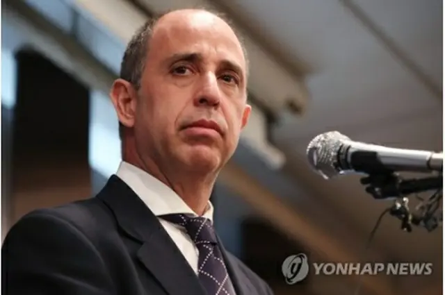 北朝鮮の人権問題を担当する国連のキンタナ特別報告者＝１１日、ソウル（聯合ニュース）