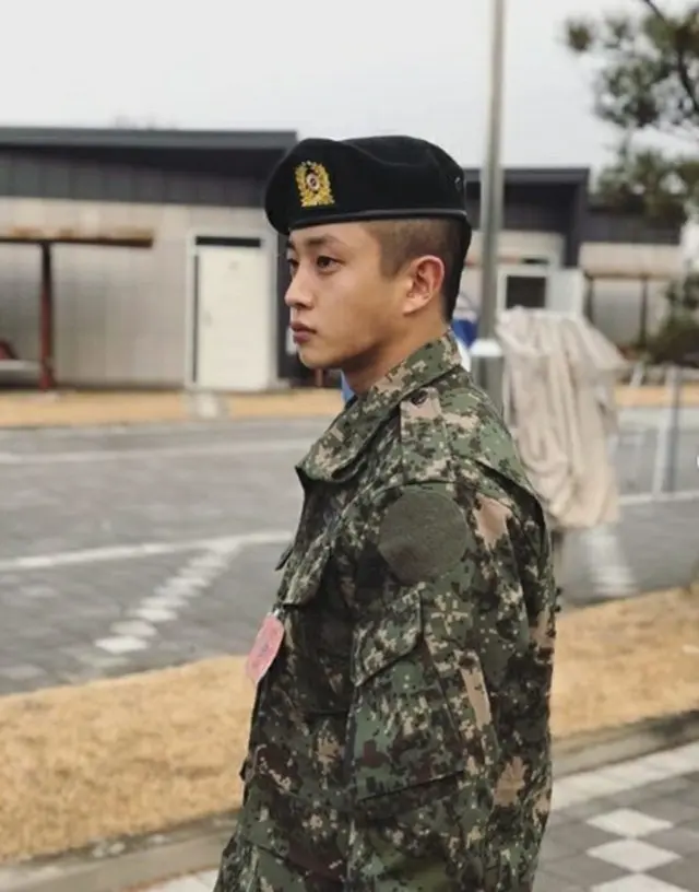俳優キム・ミンソク、軍入隊後初の近況公開！（提供:OSEN）