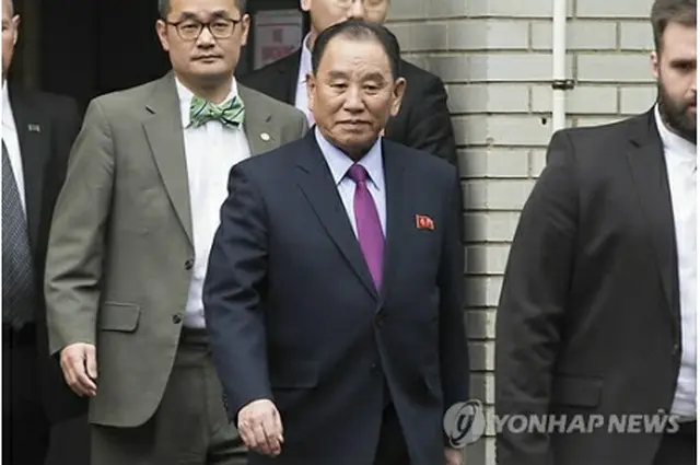 金正恩側近の金英哲氏＝（聯合ニュース）