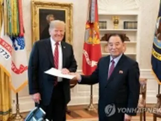 北朝鮮高官　トランプ氏に金正恩氏の親書伝達＝ホワイトハウス