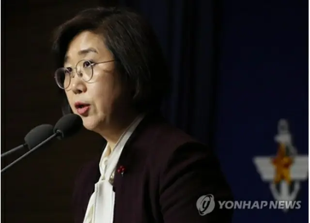 韓国国防部の崔報道官（資料写真）＝（聯合ニュース）