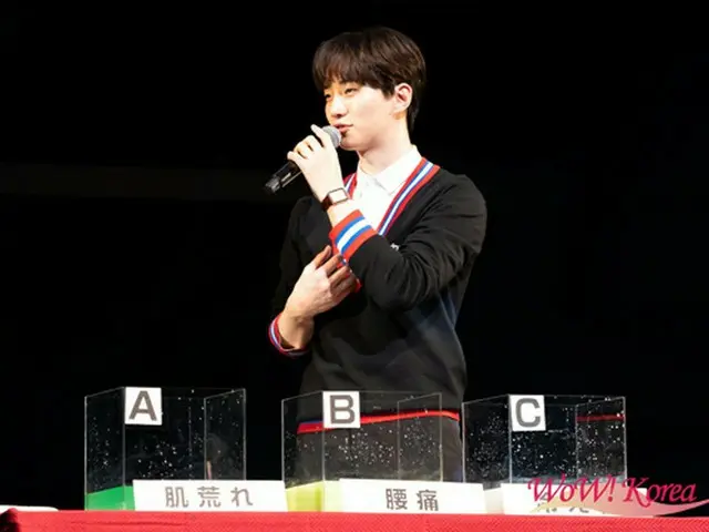 【イベントレポ】ジュノ（2PM）、主演映画「薔薇とチューリップ」プレミアム上映イベントで “きき湯”に挑戦?!