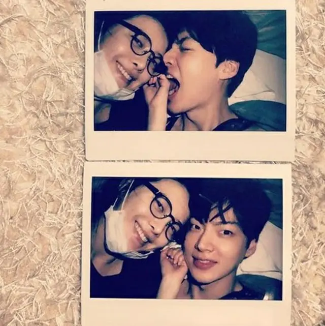 韓国女優ク・ヘソン＆俳優アン・ジェヒョン夫妻のラブラブな日常が公開されて話題になっている。（写真提供:OSEN）